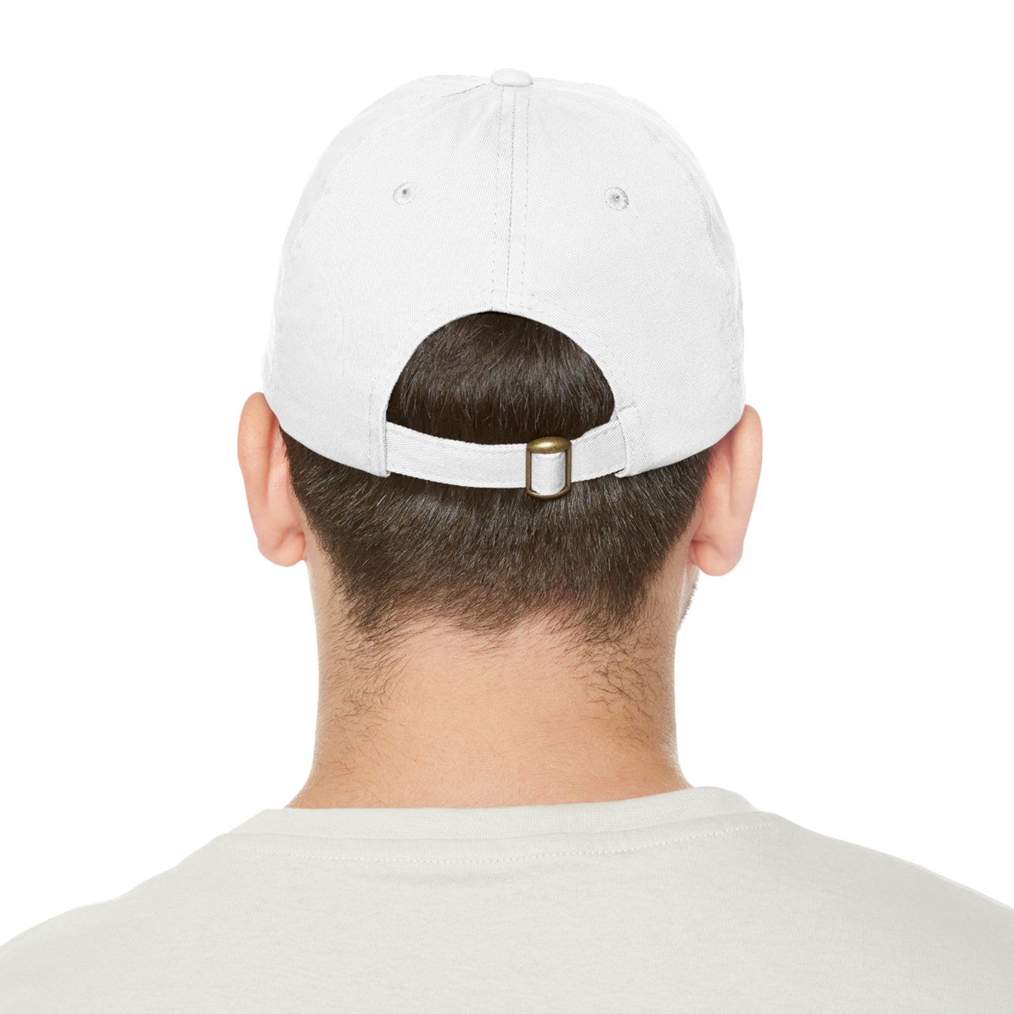 Dad Hat with Leather Patch — "Unashamed of Christ"