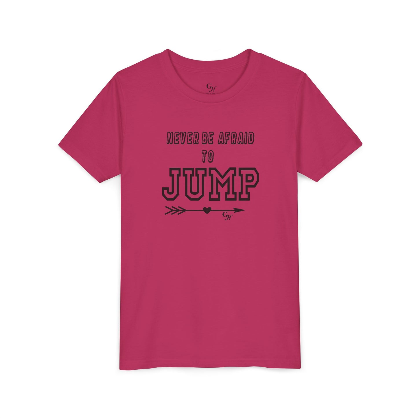 Youth Tee — "Never Be Afraid to Jump"
