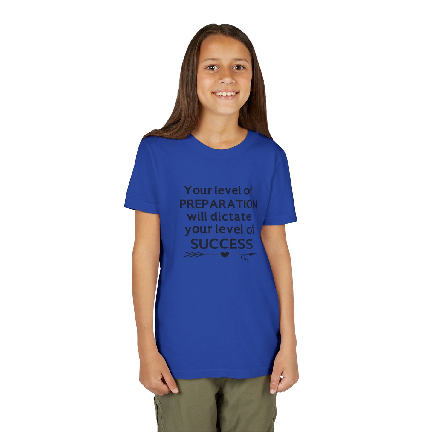 Youth Tee — "Your Level of Preparation Will Dictate Your Level of Success"