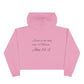 Crop Hoodie — "GOD Is Hope"