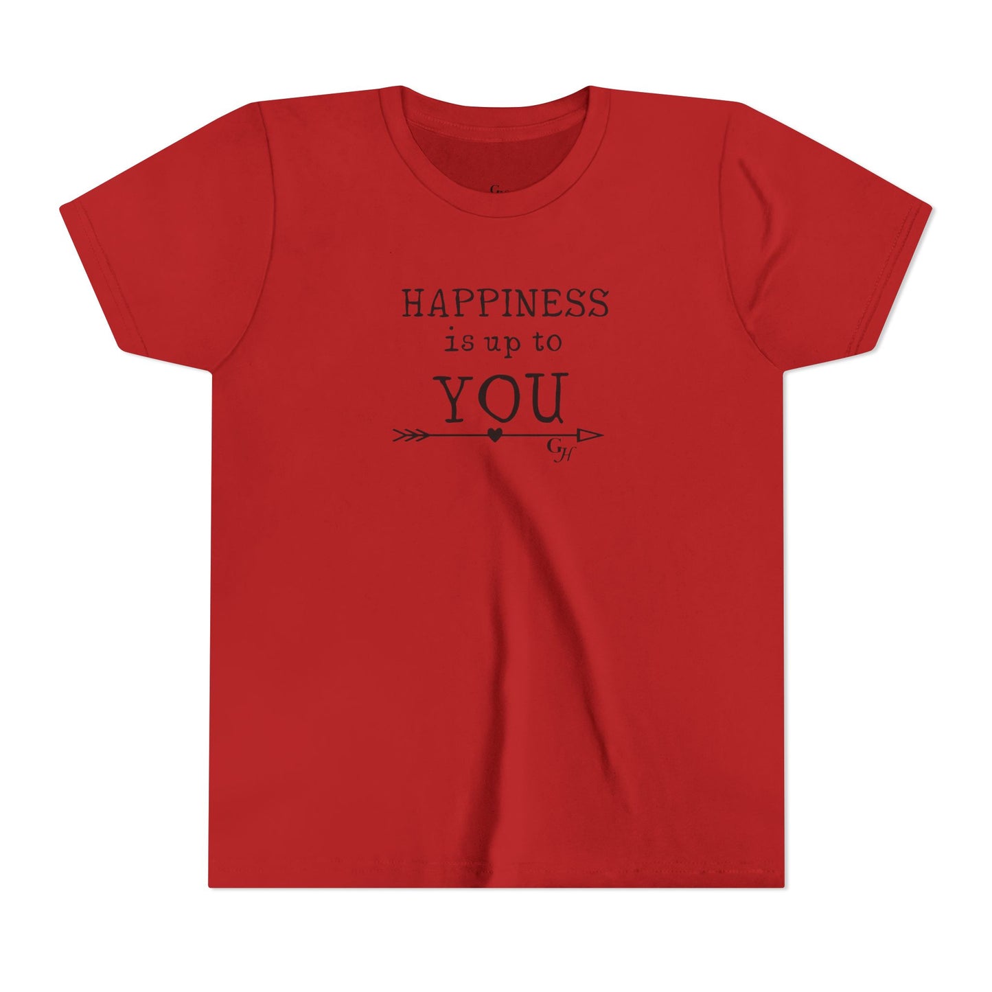 Youth Tee - "Happiness Is Up To You"