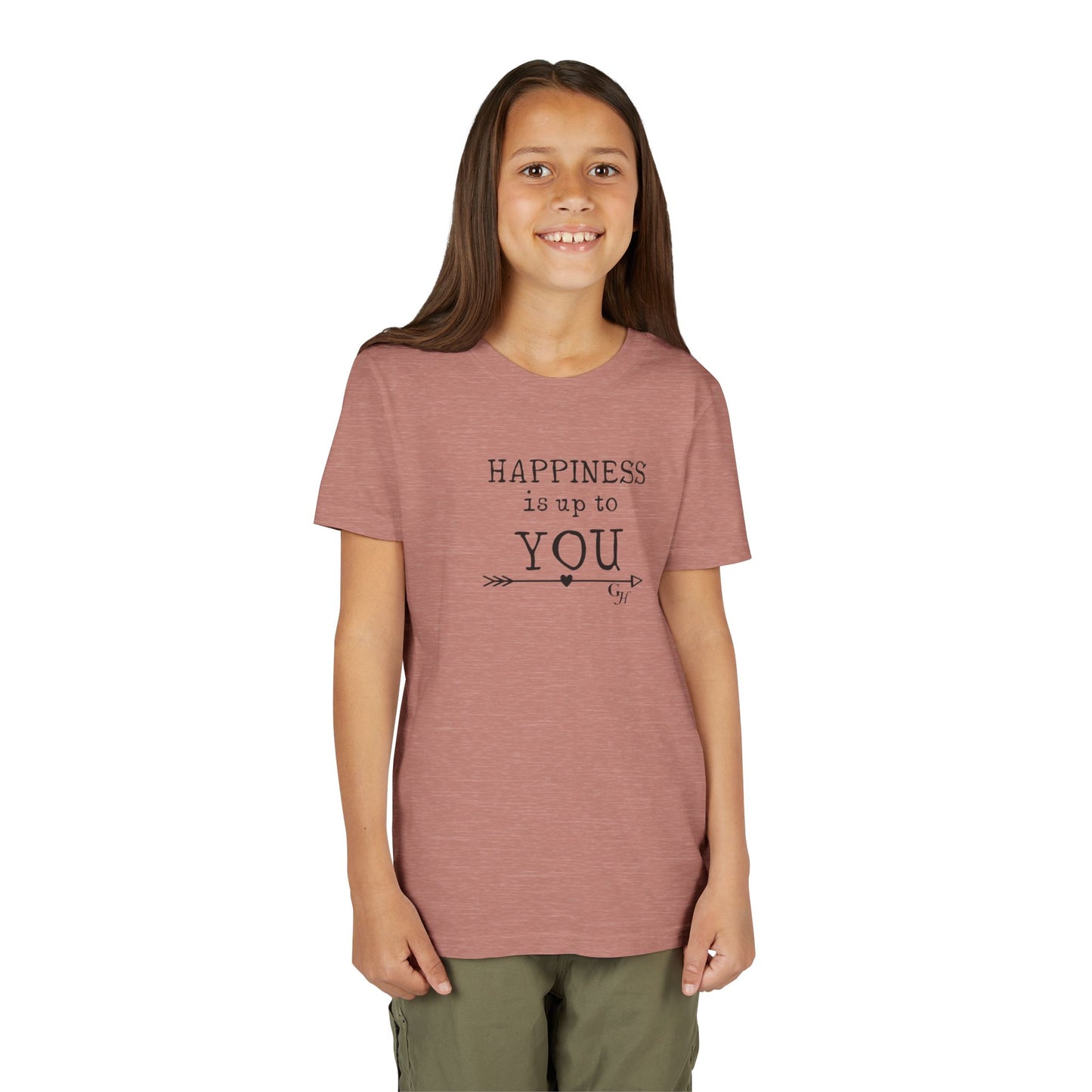 Youth Tee - "Happiness Is Up To You"