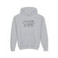 Youth Hoodie — "Turns the Impossible into Possible"