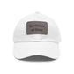 Dad Hat with Leather Patch — "Unashamed of Christ"