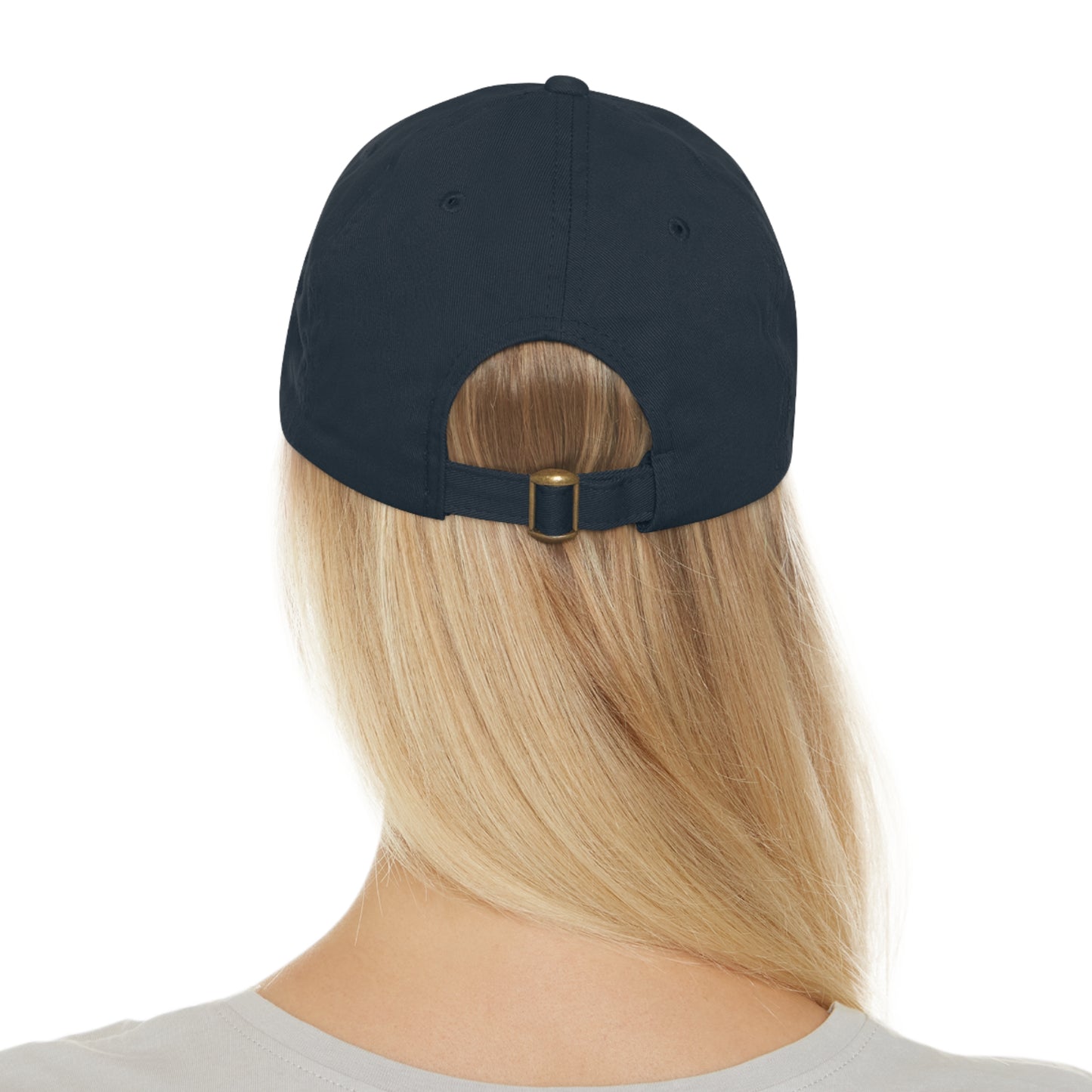 Dad Hat with Leather Patch — "Unashamed of Christ"