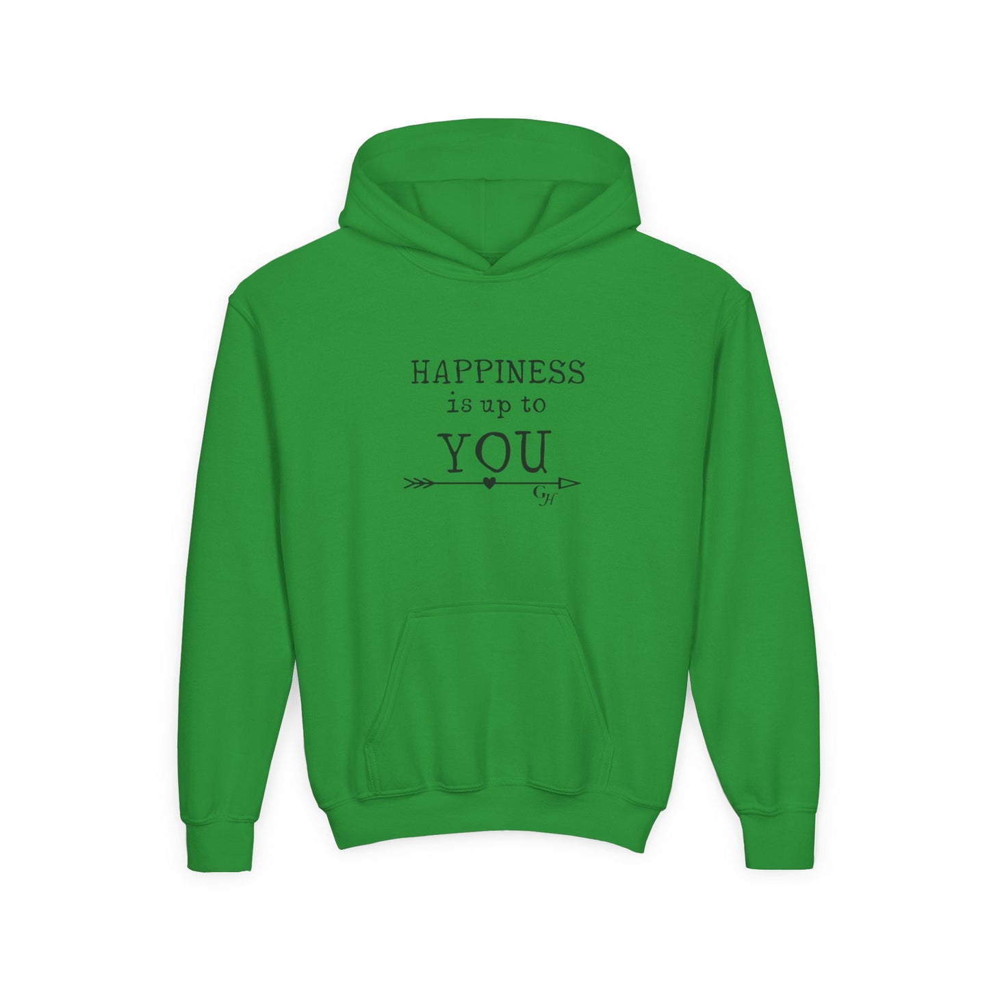 Youth Hoodie — "Happiness Is Up To You"