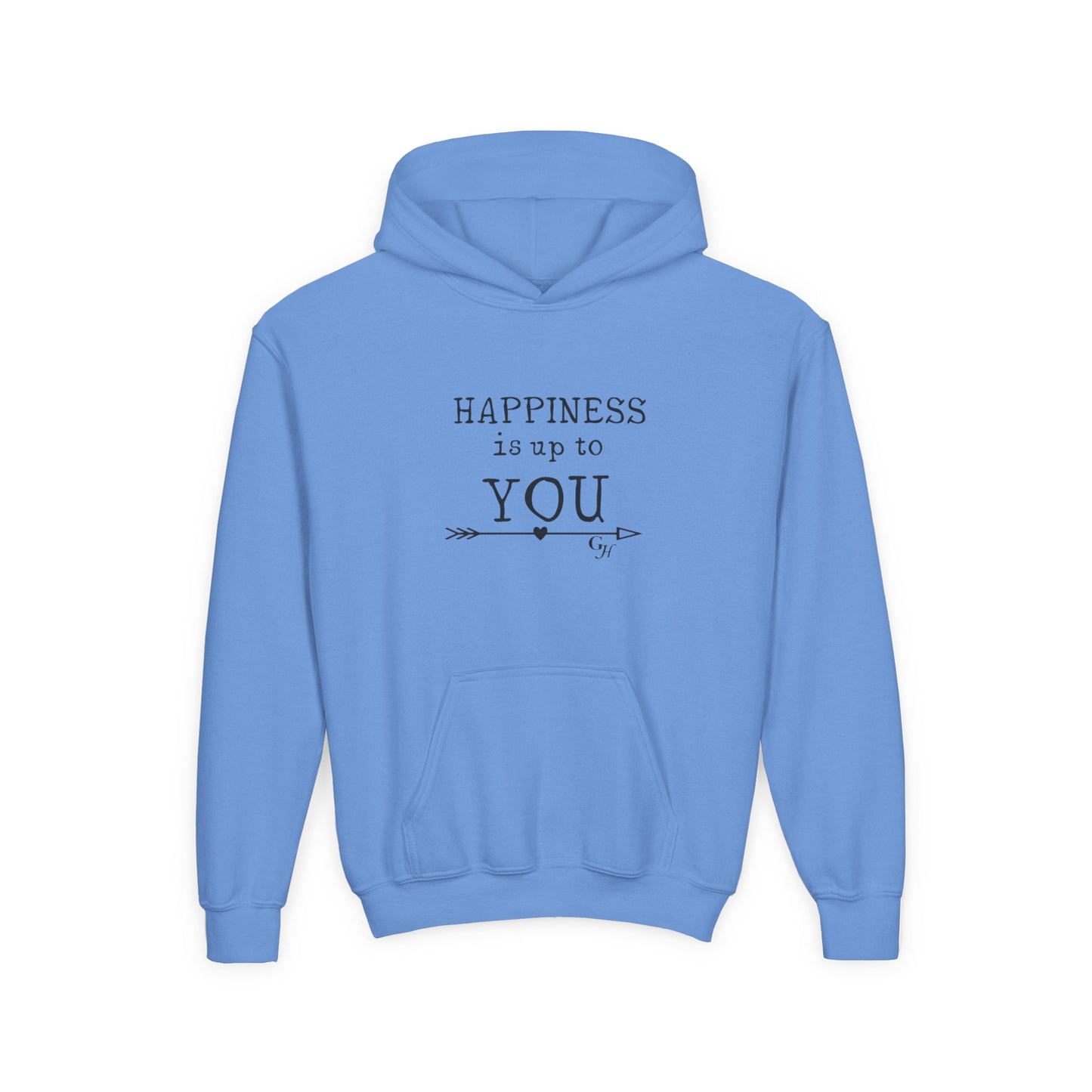 Youth Hoodie — "Happiness Is Up To You"