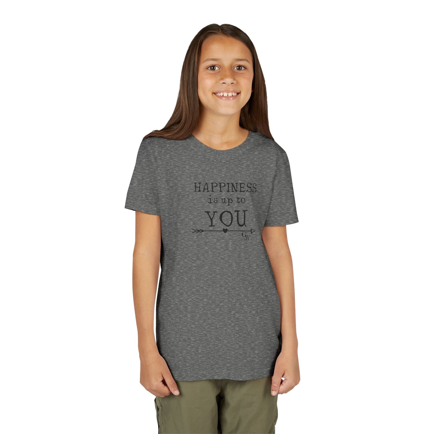 Youth Tee - "Happiness Is Up To You"