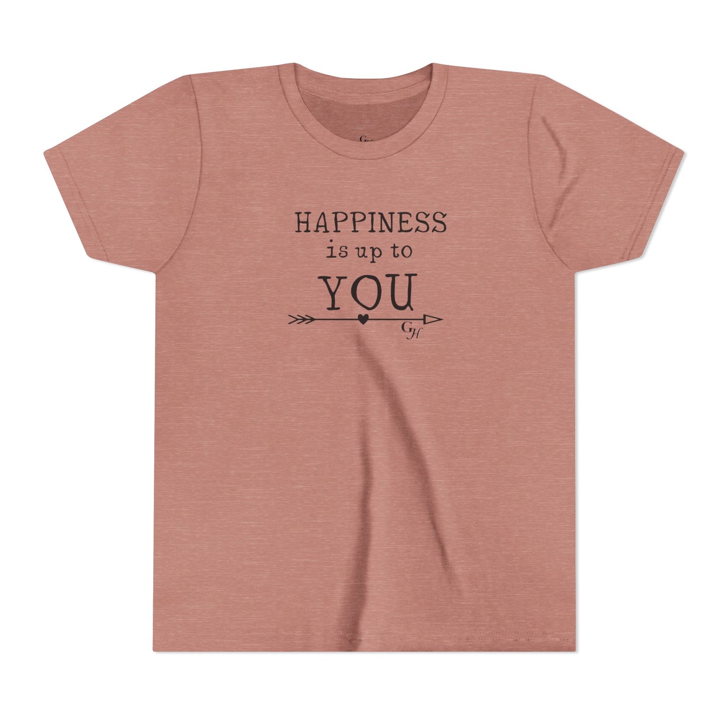 Youth Tee - "Happiness Is Up To You"