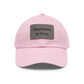 Dad Hat with Leather Patch — "Unashamed of Christ"