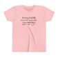 Youth Tee — "Strong FAITH turns the impossible into POSSIBLE"