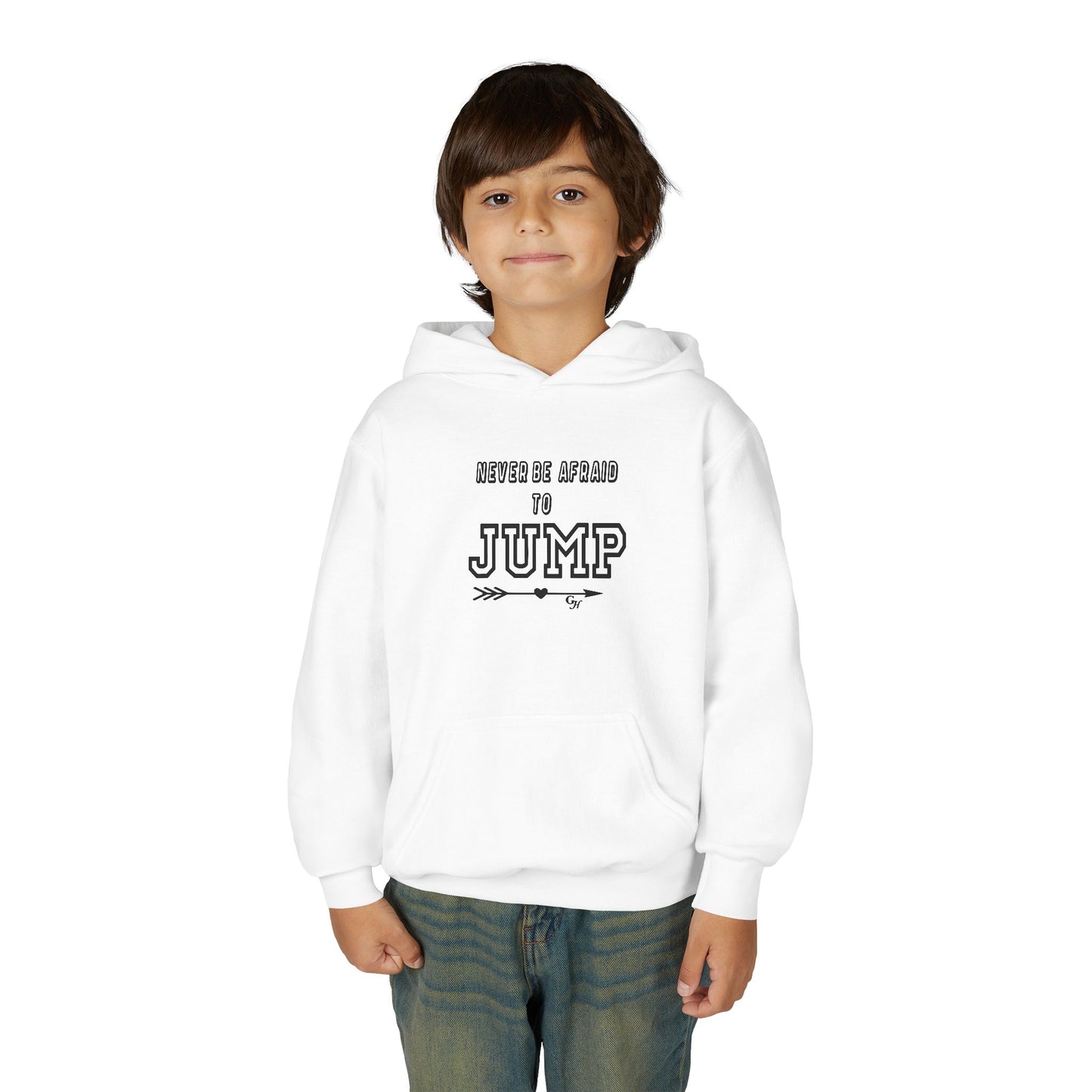 Youth Hoodie -      'Never Be Afraid to Jump'