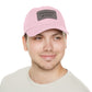 Dad Hat with Leather Patch — "Unashamed of Christ"