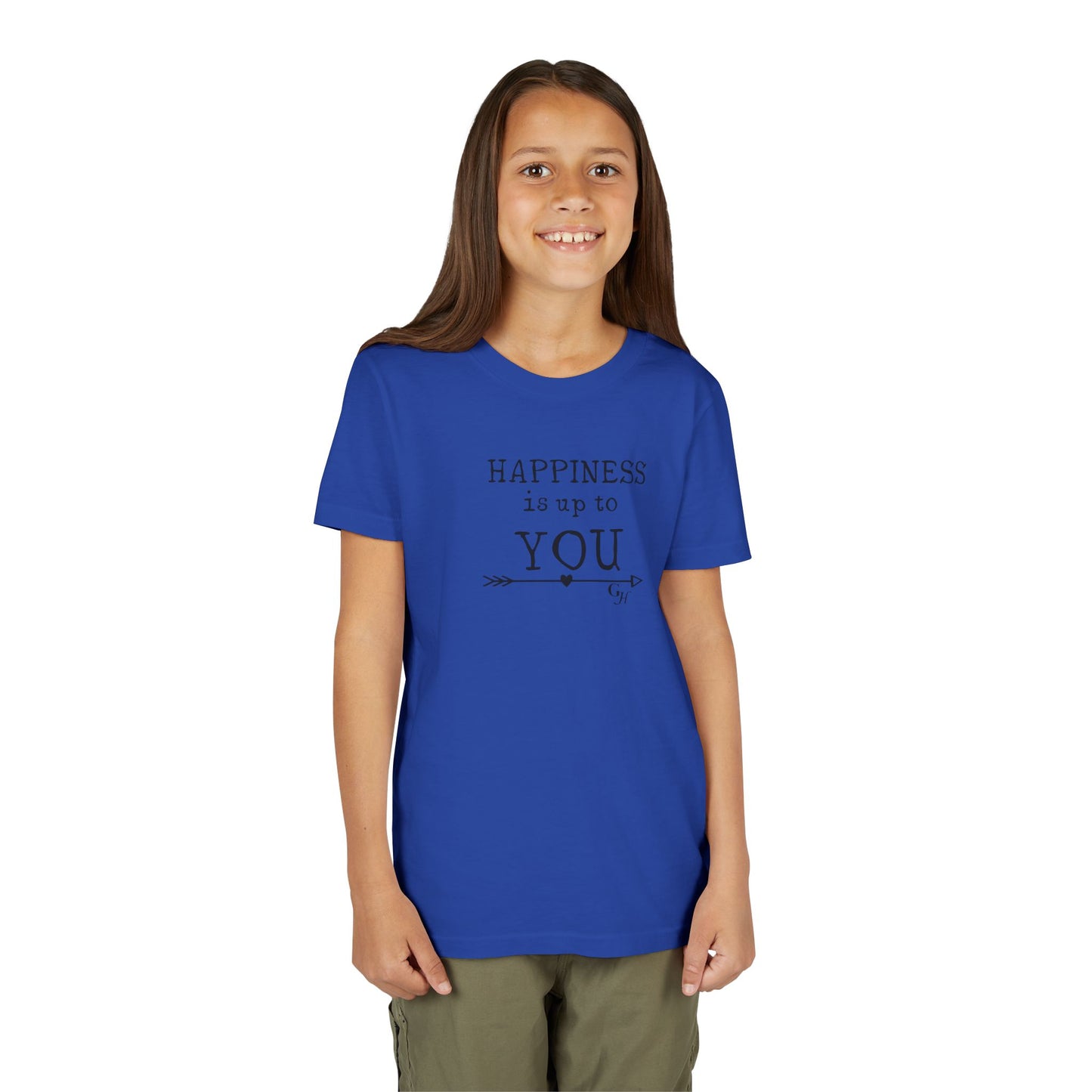 Youth Tee - "Happiness Is Up To You"