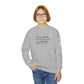 Youth Sweatshirt — "Strong Faith Turns the Impossible into Possible"