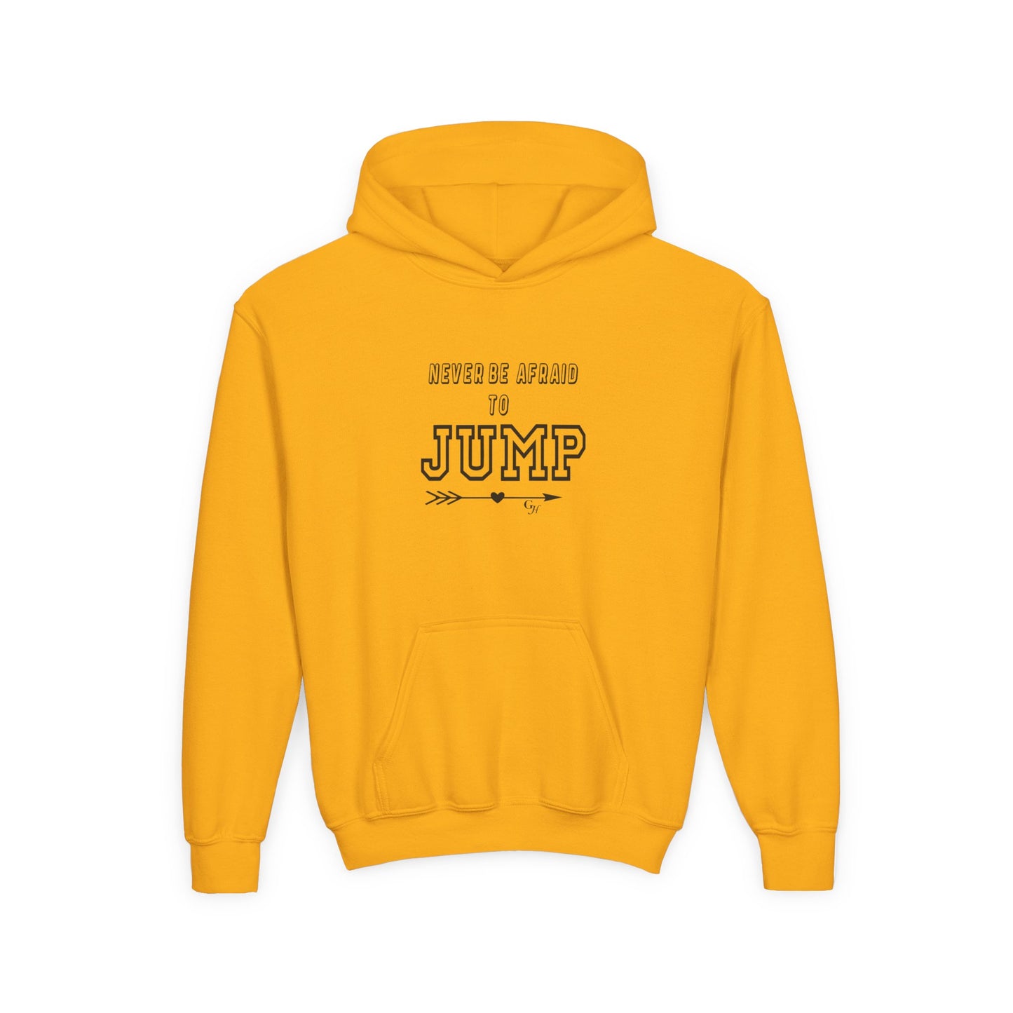 Youth Hoodie -      'Never Be Afraid to Jump'