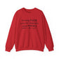 "Strong Faith Turns the Impossible into Possible"-    Crewneck Sweatshirt