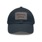 Dad Hat with Leather Patch — "Unashamed of Christ"