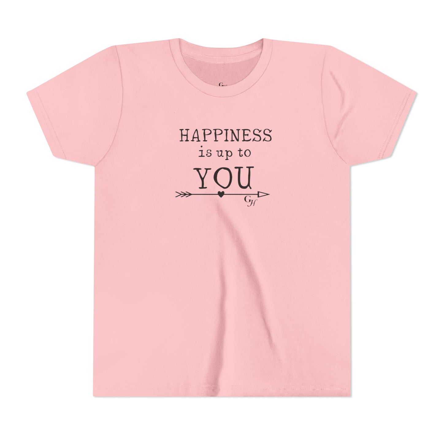 Youth Tee - "Happiness Is Up To You"