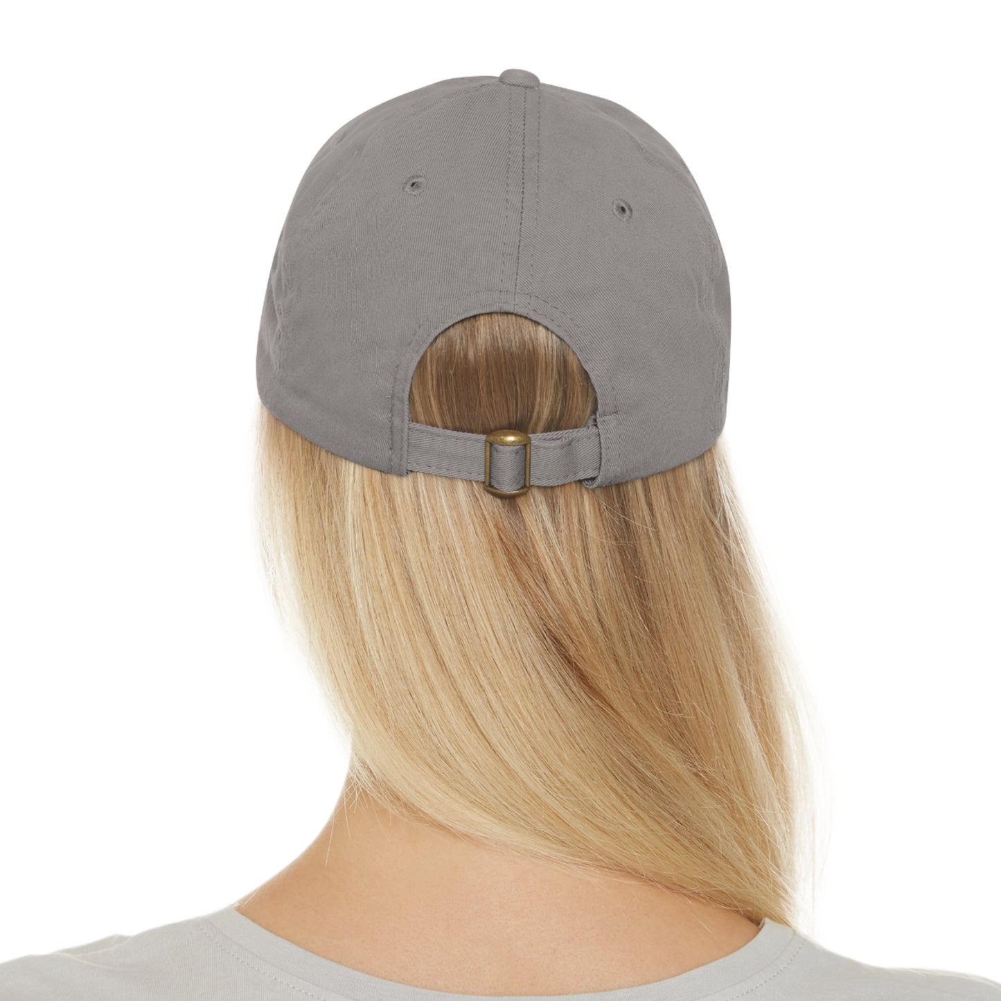 Dad Hat with Leather Patch — "Unashamed of Christ"