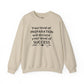 "Your Level of Preparation Will Dictate Your Level of Success"-    Crewneck Sweatshirt
