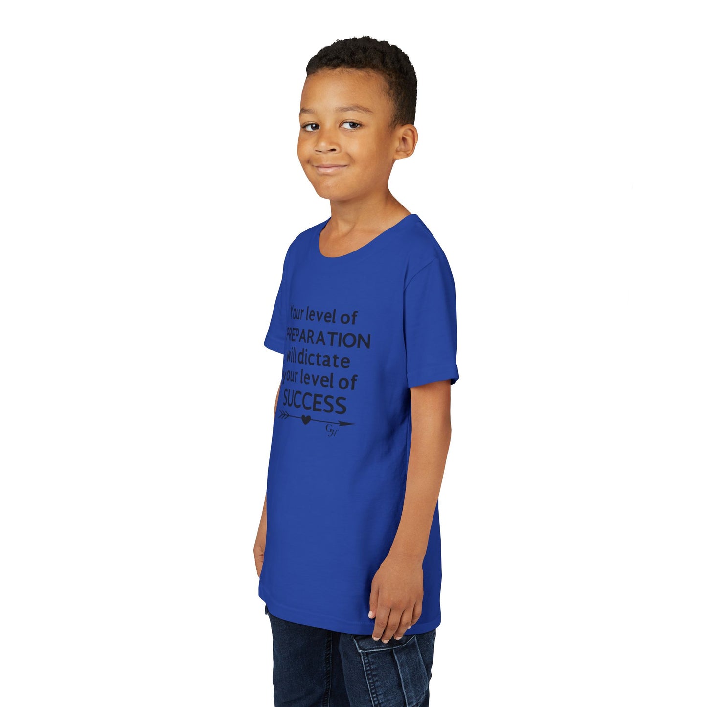 Youth Tee — "Your Level of Preparation Will Dictate Your Level of Success"