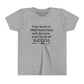 Youth Tee — "Your Level of Preparation Will Dictate Your Level of Success"