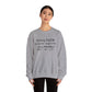 "Strong Faith Turns the Impossible into Possible"-    Crewneck Sweatshirt