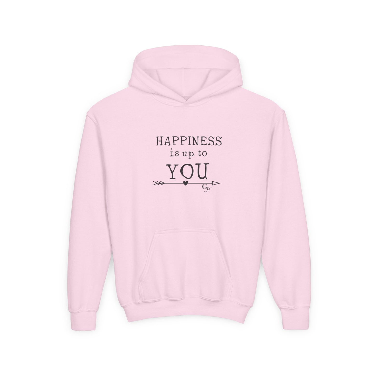 Youth Hoodie — "Happiness Is Up To You"