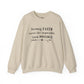 "Strong Faith Turns the Impossible into Possible"-    Crewneck Sweatshirt