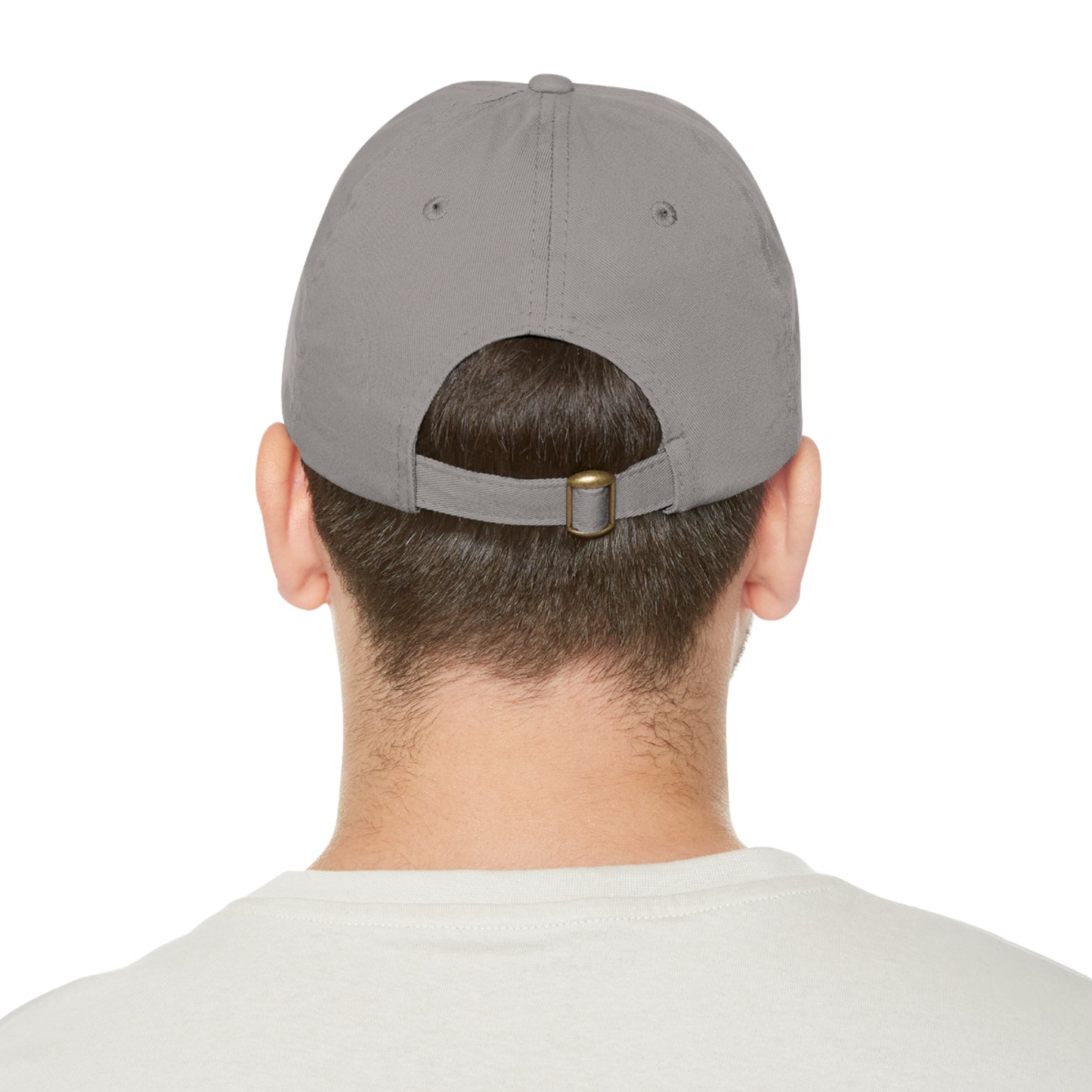 Dad Hat with Leather Patch — "Unashamed of Christ"