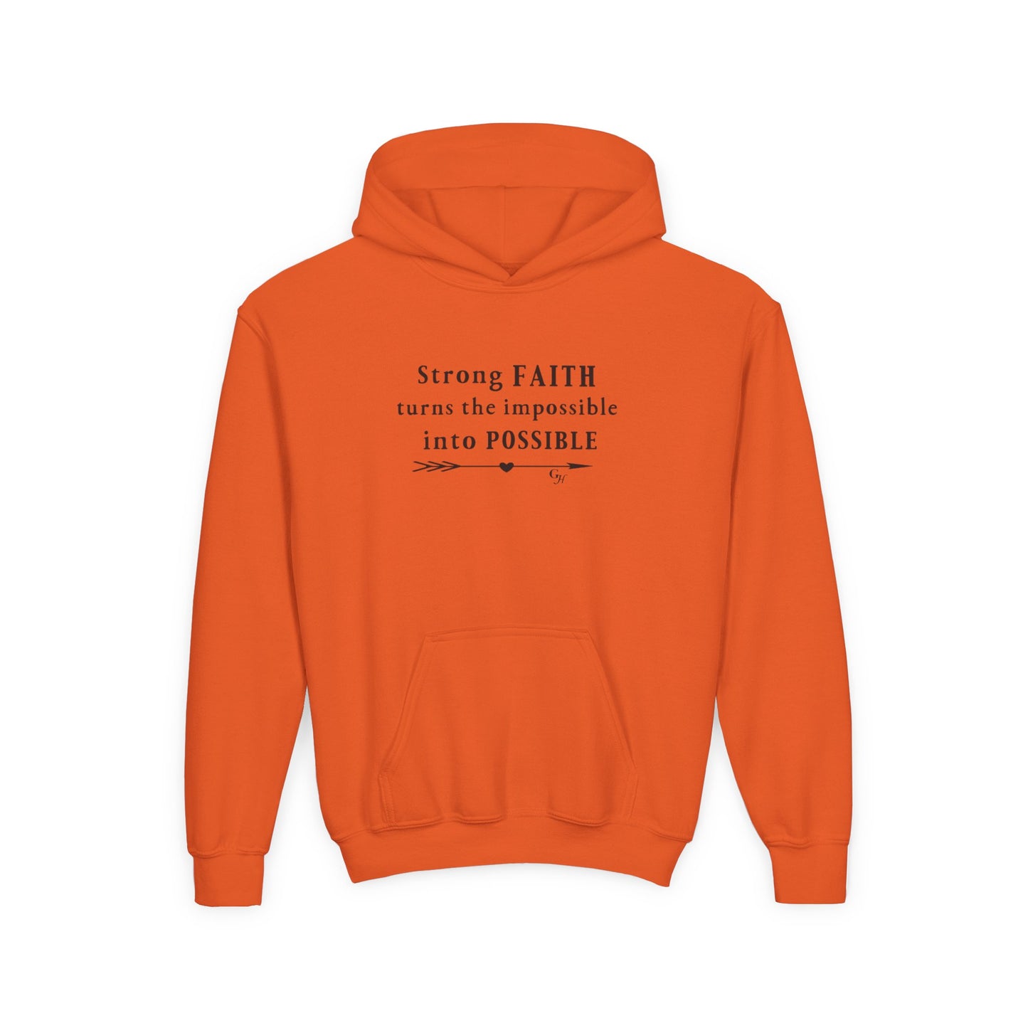 Youth Hoodie — "Turns the Impossible into Possible"