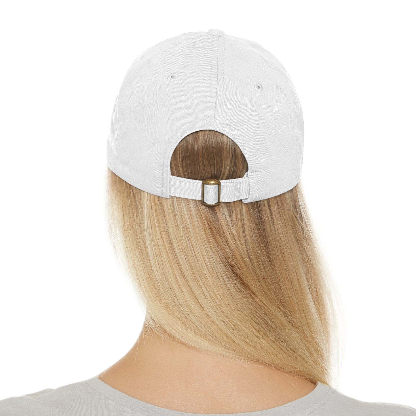 Dad Hat with Leather Patch — "Unashamed of Christ"