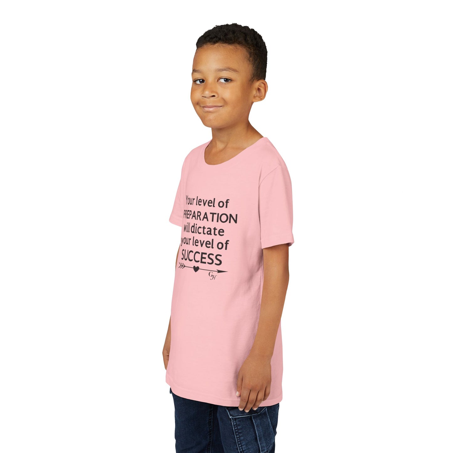 Youth Tee — "Your Level of Preparation Will Dictate Your Level of Success"
