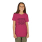 Youth Tee — "Your Level of Preparation Will Dictate Your Level of Success"