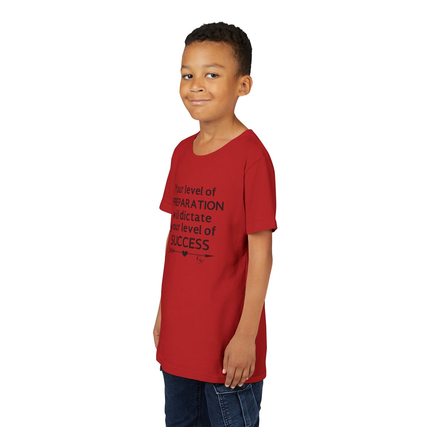 Youth Tee — "Your Level of Preparation Will Dictate Your Level of Success"