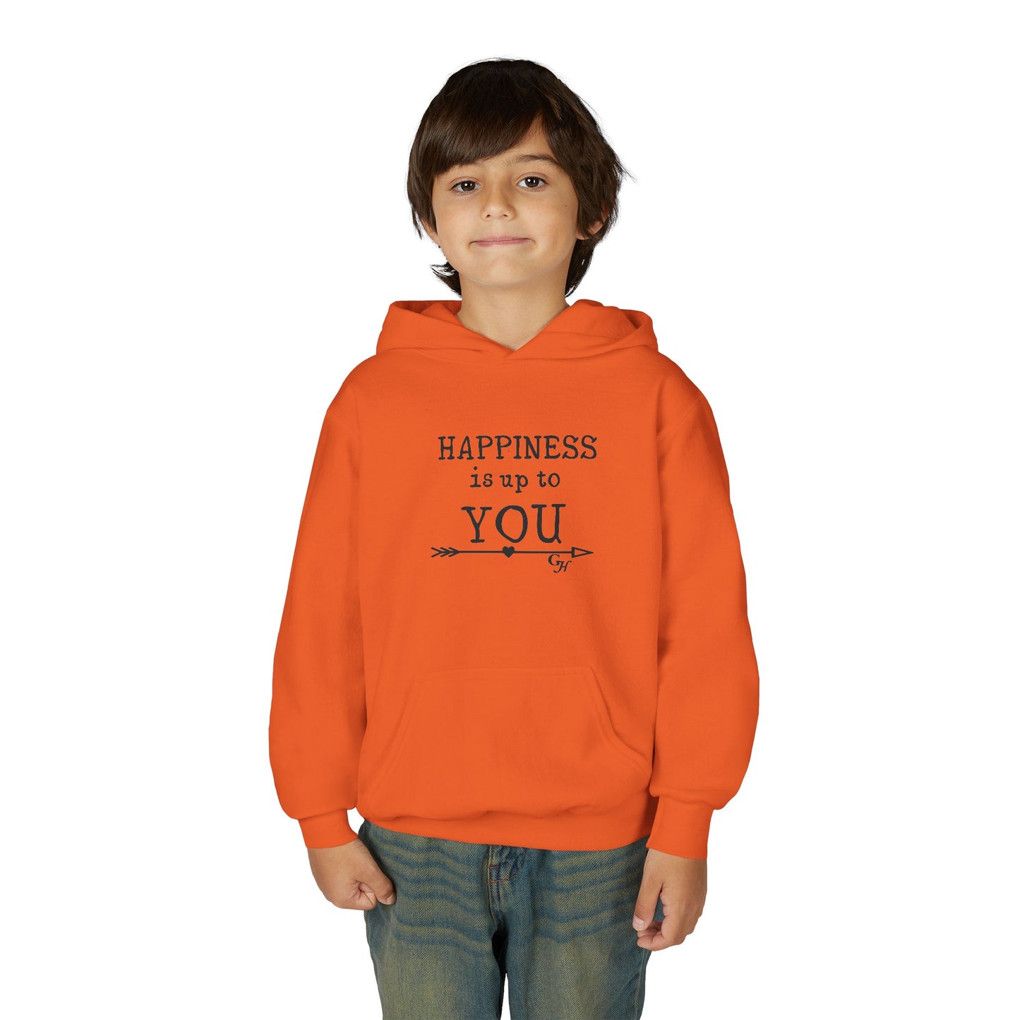 Youth Hoodie — "Happiness Is Up To You"