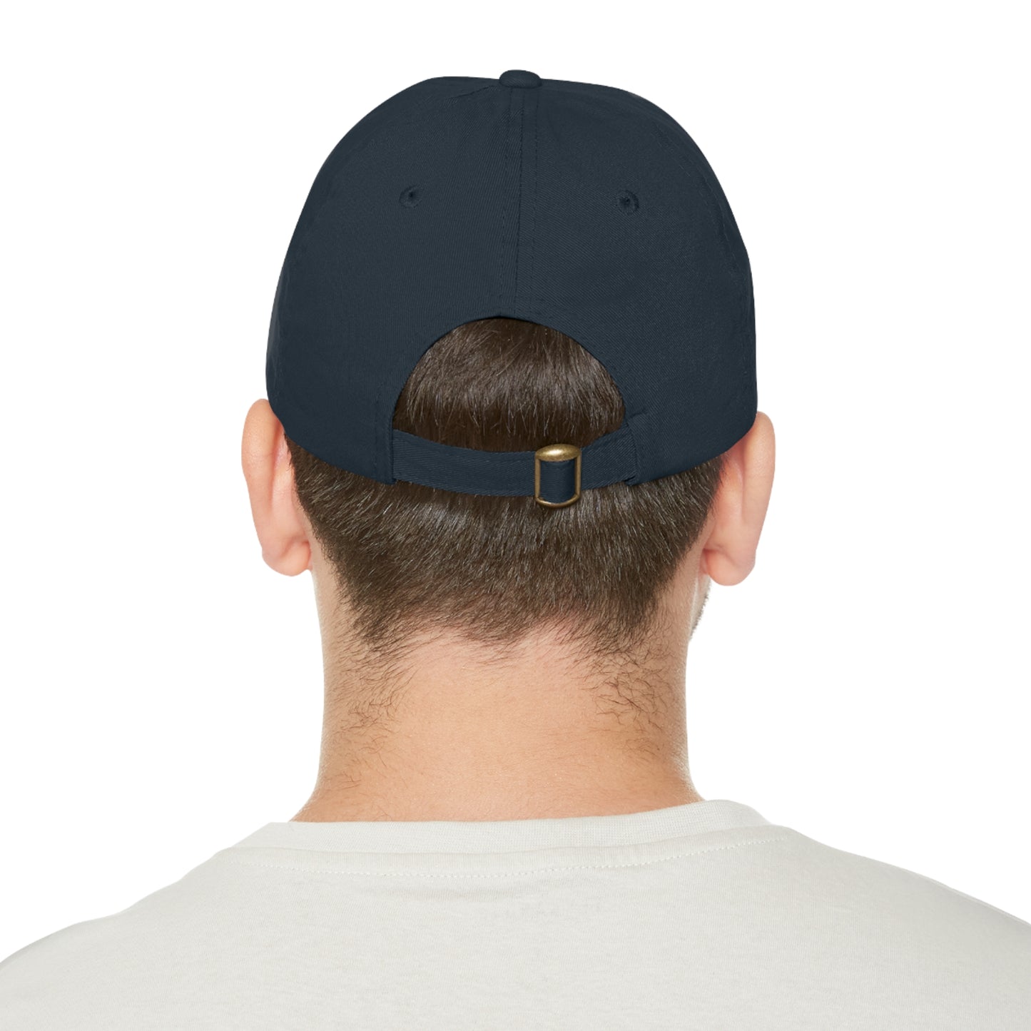 Dad Hat with Leather Patch — "Unashamed of Christ"
