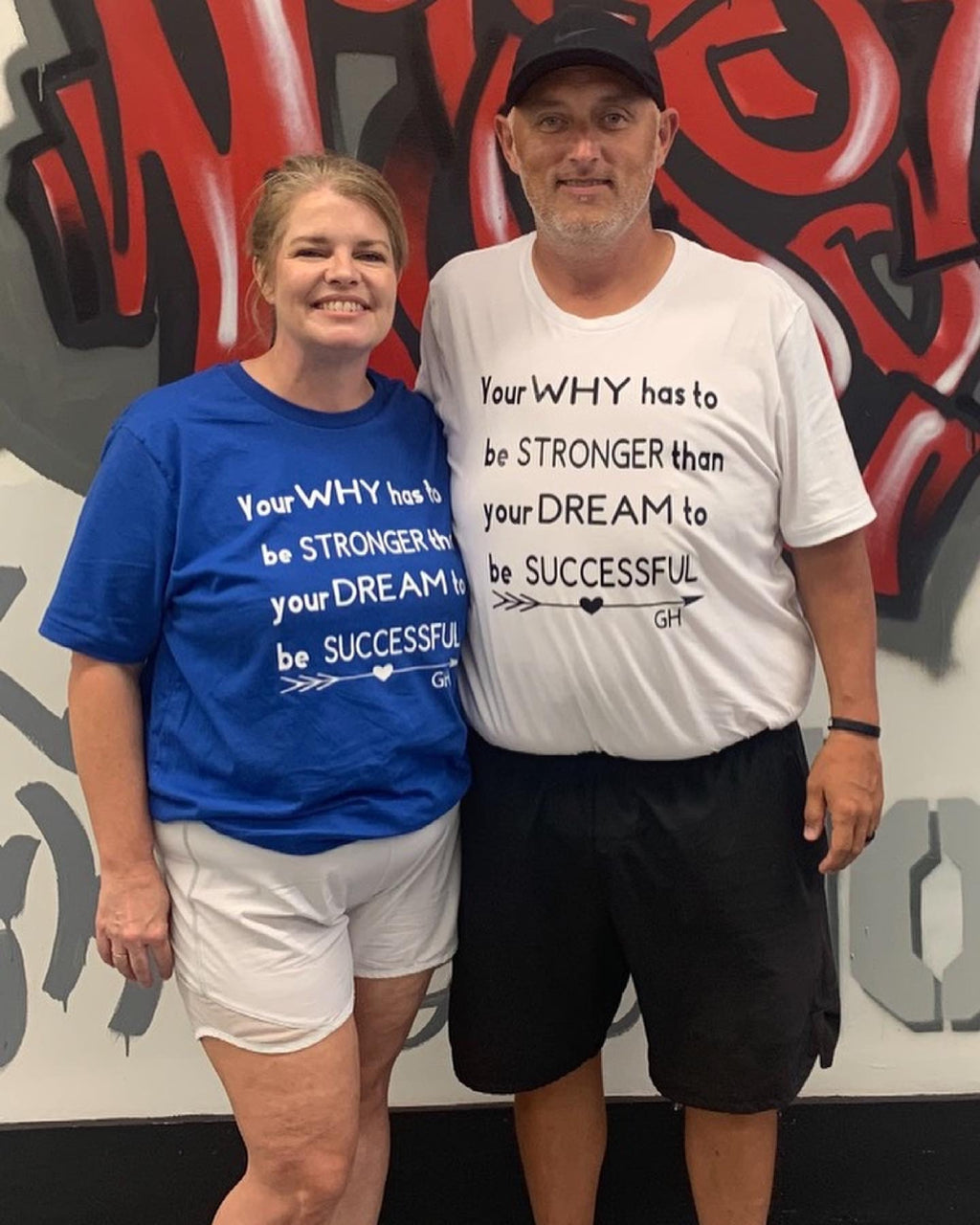 T-shirt-“ your why has to be stronger than your dream to be successful “