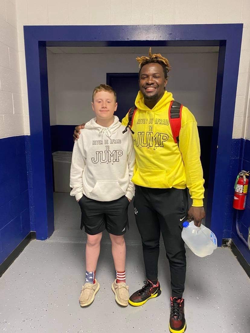 Hoodie- Never Be Afraid to Jump