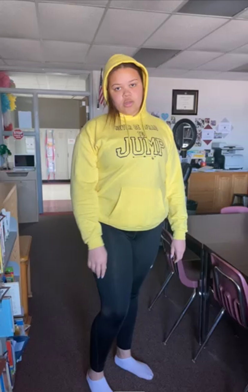 Hoodie- Never Be Afraid to Jump